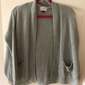 Waffle cardigan